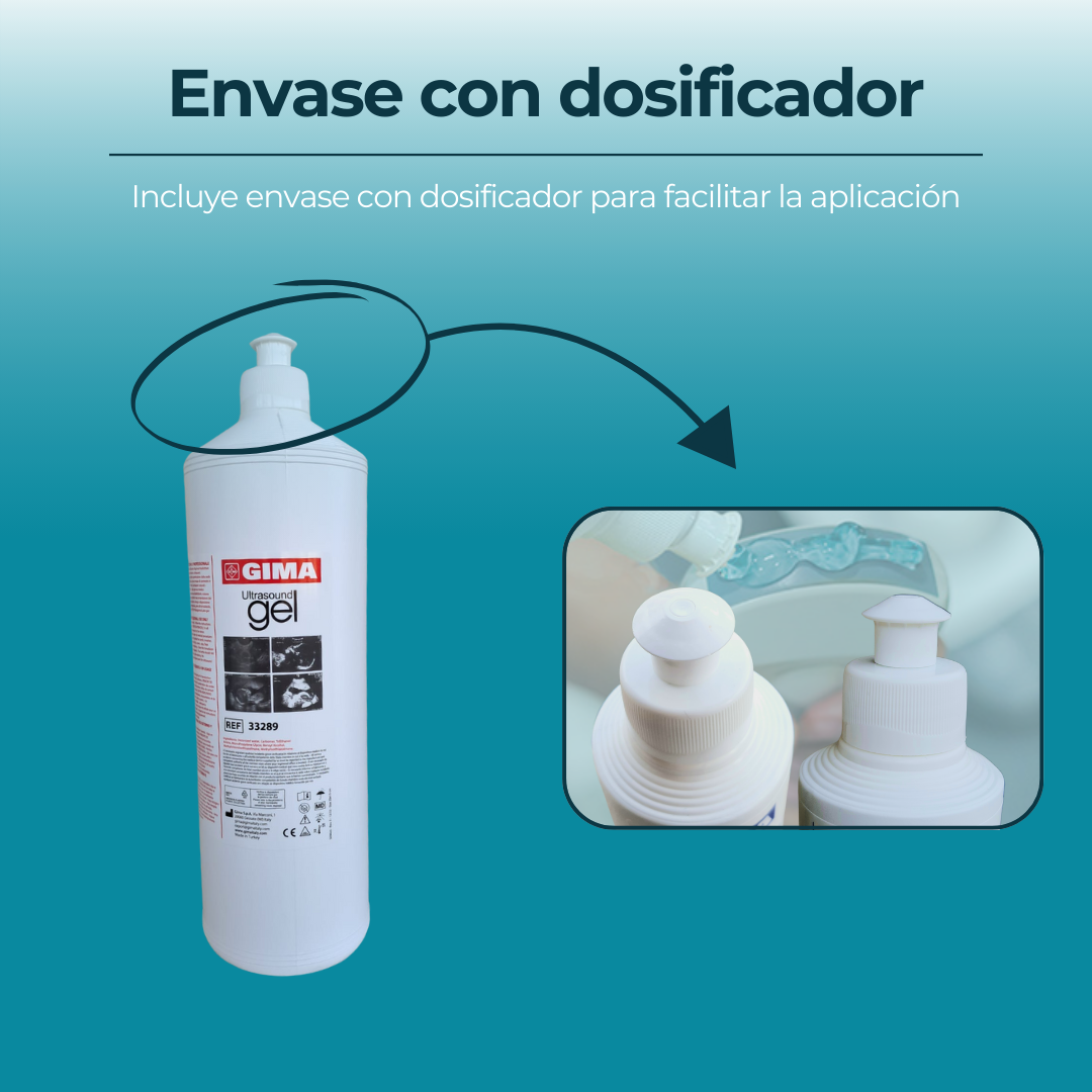 Gran oferta ¡¡¡¡ 1 litro de gel ultrasonidos de máxima calidad europea y fabricado en italia. Gel gima para ultrasonidos , ecografías, doppler, etc