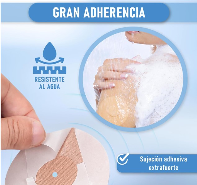 25 parches protectores + 25 toallitas desinfectantes de regalo. Para sensor de glucosa free style libre